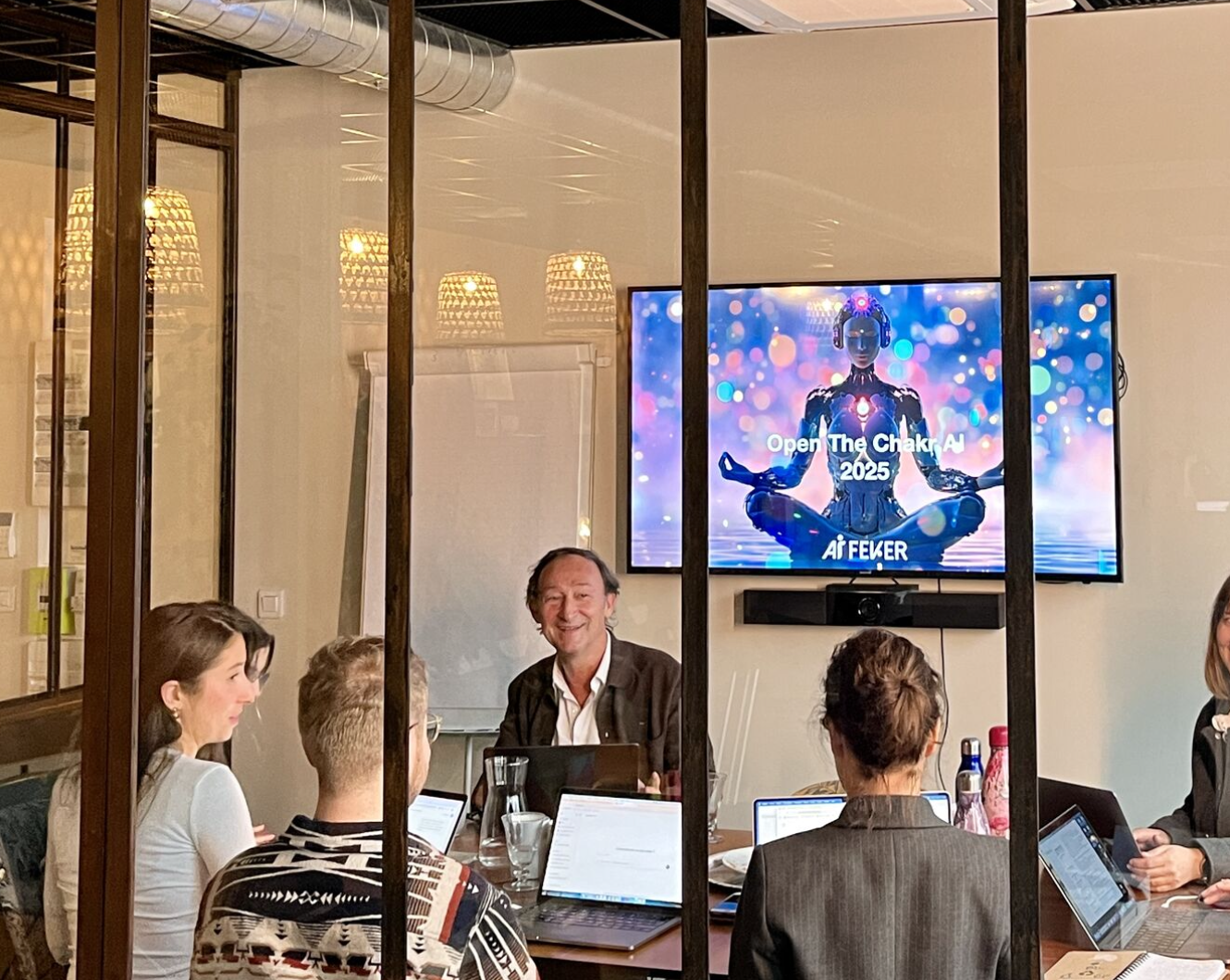 Frédéric Faivre animant une formation AI FEVER
